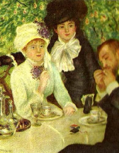 Pierre-Auguste Renoir efter lunchen oil painting picture